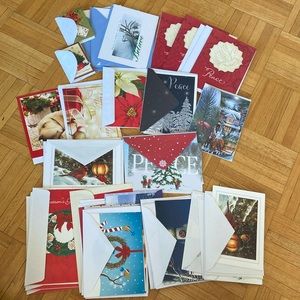 55 Christmas, Holiday Greeting Cards